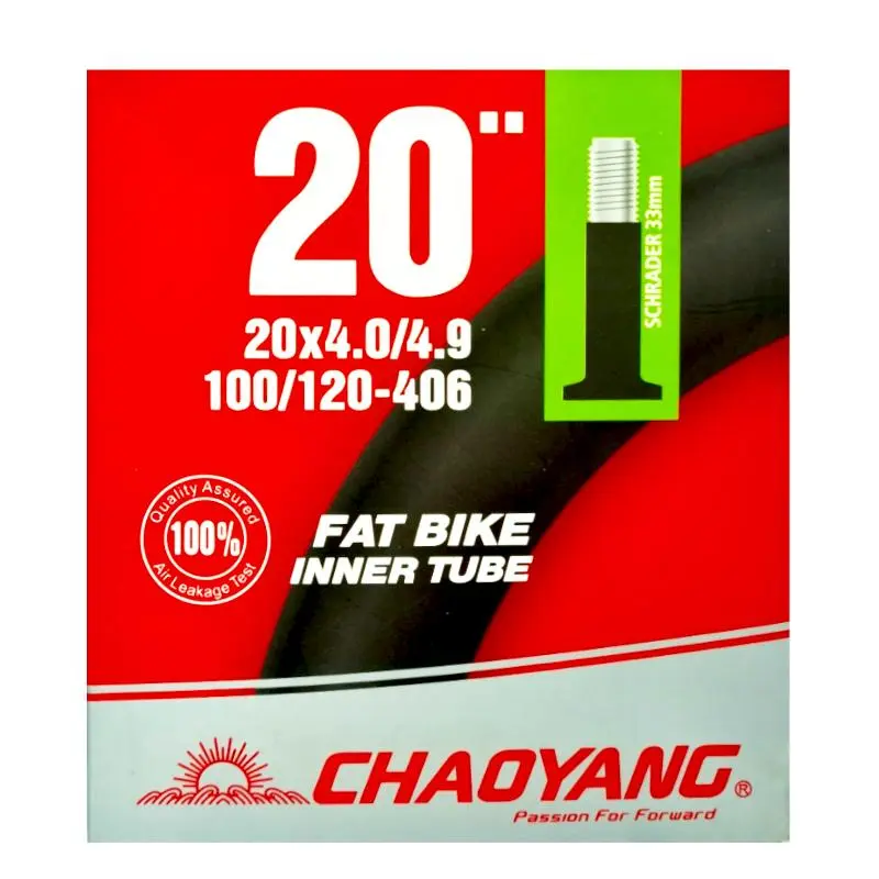 Велокамера STELS/CHAO YANG 20" x 4.0" автовентиль 32 мм (FAT BIKE) от магазина Супер Спорт