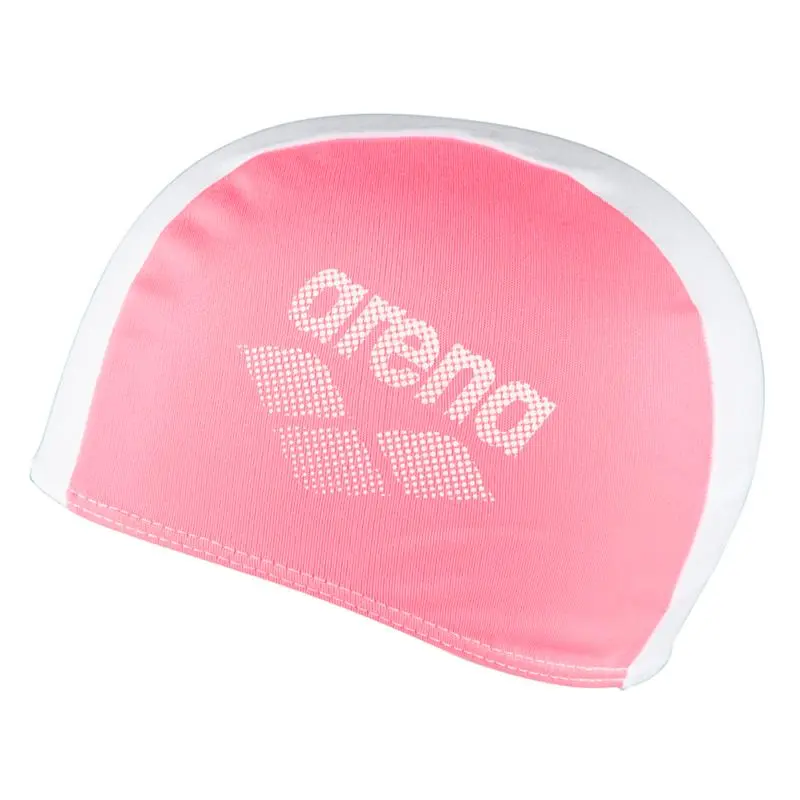 Шапочка для плавания ARENA Polyester II Jr розово-белый от магазина Супер Спорт