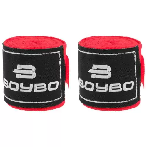 Бинты BoyBo 3,5 хлопок красный от магазина Супер Спорт