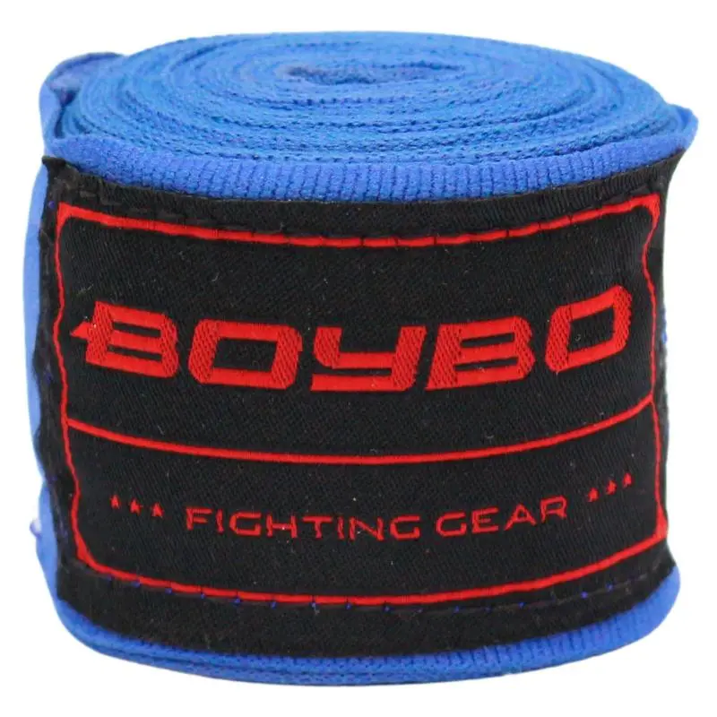 Бинты BoyBo 3,5 хлопок-эластан синий от магазина Супер Спорт