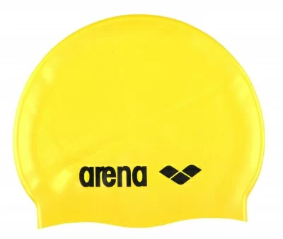 картинка Шапочка для плавания ARENA Classic Silicone Cap желтая 