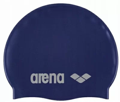 картинка Шапочка для плавания ARENA Classic Silicone Cap темно-синяя 