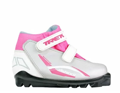 картинка Лыжные ботинки TREK Distance детские SNS ИК silver pink 