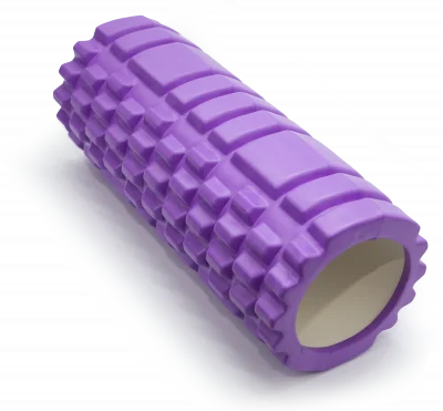 картинка Ролик массажный для йоги и МФР 14*33см пурпурный 