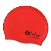 Шапочка для плавания INDIGO силикон красная 107 SC от магазина Супер Спорт
