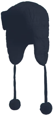 картинка Шапка-ушанка Poivre Blanc W14 1280 JRGL синяя 