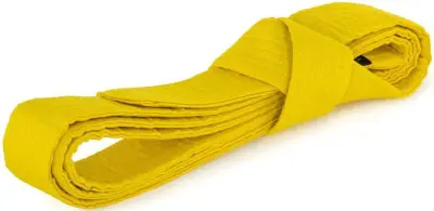 картинка Пояс каратэ DANRHO KBLT желтый 