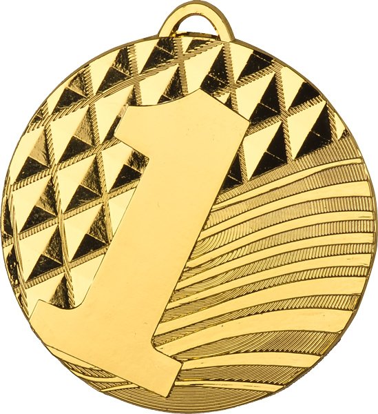 Медаль MD 1750  50мм золотая от магазина Супер Спорт