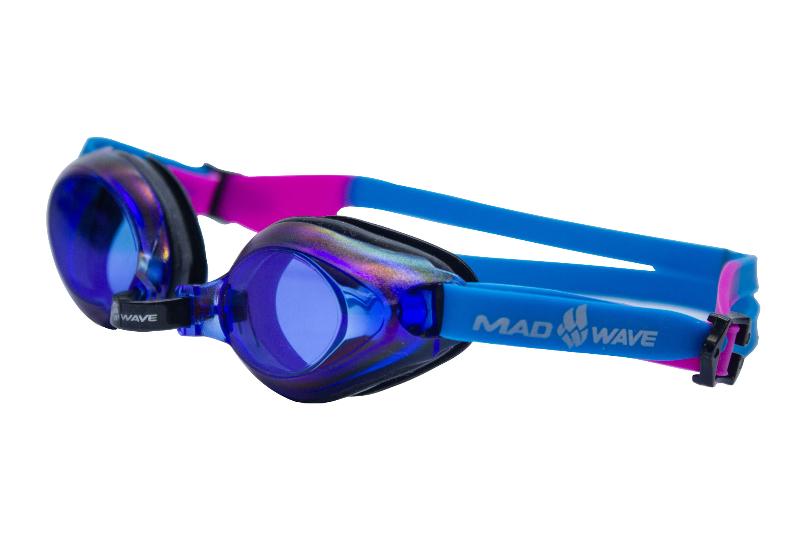 Очки для плавания Mad Wave AQUA Rainbow юниорские от магазина Супер Спорт