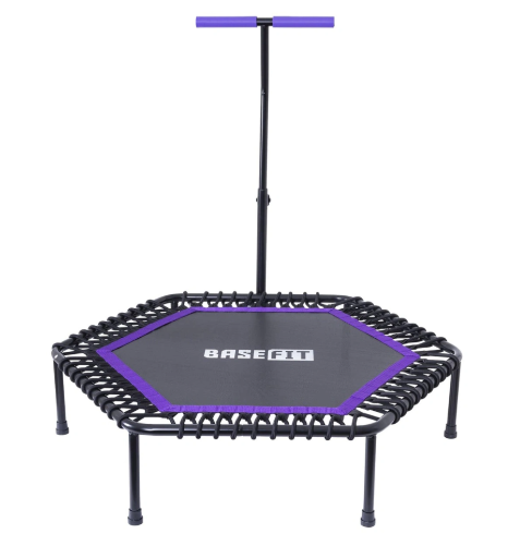 Батут Basefit TR-401 122 см с держателем фиолетовый от магазина Супер Спорт