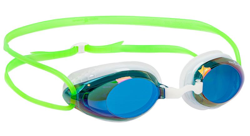 Очки для плавания Mad Wave HONEY Rainbow green от магазина Супер Спорт