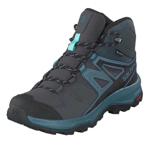 Ботинки Salomon X RADIANT MID GTX W Ebony Bluest от магазина Супер Спорт