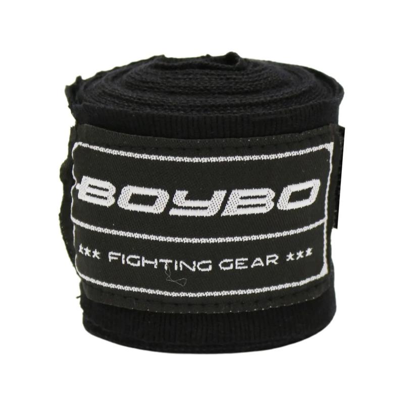 Бинты BoyBo 3,5 хлопок-эластан черный от магазина Супер Спорт