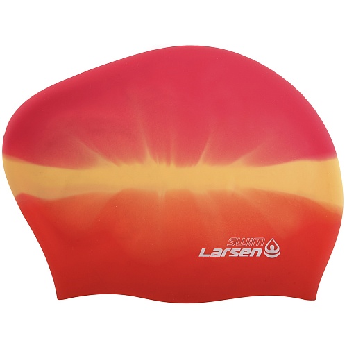 Шапочка для плавания Larsen для длинных волос MC-800 от магазина Супер Спорт