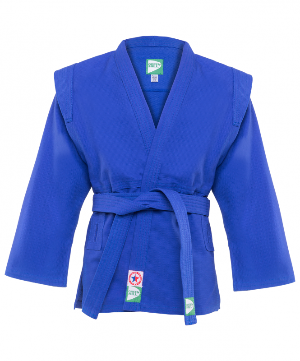 Куртка для самбо Green Hill JS-302 синяя от магазина Супер Спорт