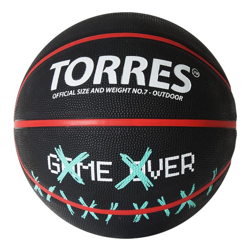 Мяч баскетбольный Torres Game Over от магазина Супер Спорт