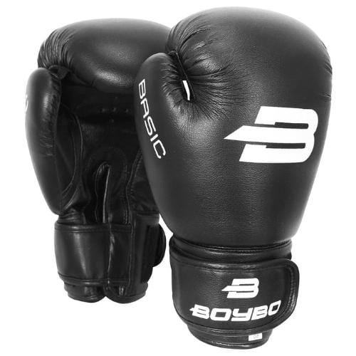 Перчатки боксерские BoyBo Basic черные от магазина Супер Спорт