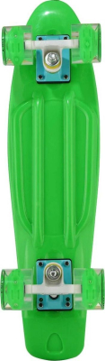 картинка Мини-круизер RGX PNB-01GW (22") зеленый со светящимися колесами 